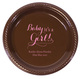 Personalized Baby It's A Girl Plastic Plates Image 2 of 2